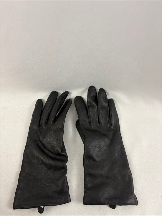 Dillards Accessories - Dillards Womens Black Genuine Leather Gloves Size Medium Cashmere Lining
